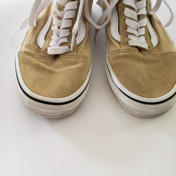 VANS Old Skool Classics Tan Suede Skater Shoes Men's - Size 7 - Picture 4 of 6
